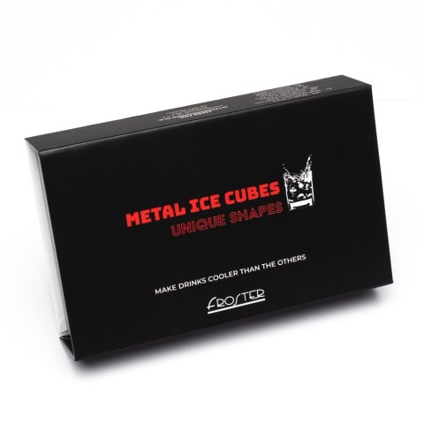Metalowe kostki do drinków chłodzące 2x pistolet Metalowe kostki do drinków chłodzące 2x pistolet