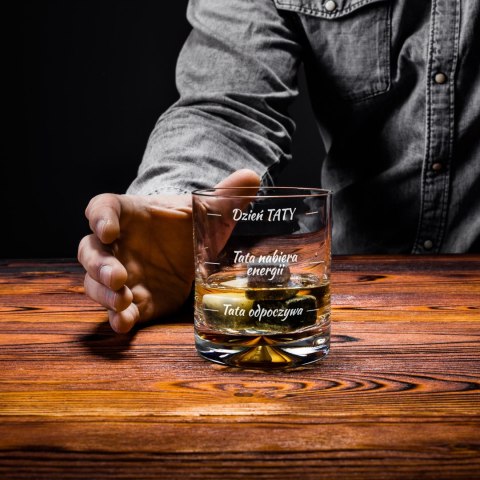 Szklanka do whisky dla Taty - Prezent dla Taty - Prezent na Dzień Ojca Szklanka do whisky dla Taty - Prezent dla Taty - Prezent na Dzień Ojca