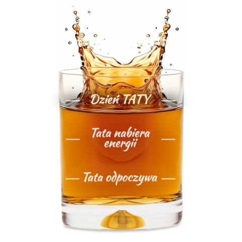 Szklanka do whisky dla Taty - Prezent dla Taty - Prezent na Dzień Ojca Szklanka do whisky dla Taty - Prezent dla Taty - Prezent na Dzień Ojca