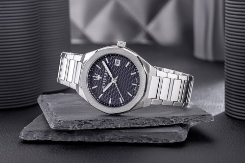 Zegarek Męski Maserati Stile R8853142006 + BOX Zegarek Męski Maserati Stile R8853142006 + BOX