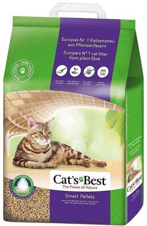JRS Cat's Best Smart Pellets - drewniany żwirek dla kotów, zbrylający - 10 kg JRS Cat's Best Smart Pellets - drewniany żwirek dla kotów, zbrylający - 10 kg