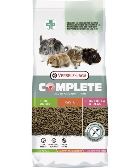 VERSELE LAGA Complete Cuni Junior - Karma dla młodych królików - 8 kg VERSELE LAGA Complete Cuni Junior - Karma dla młodych królików - 8 kg