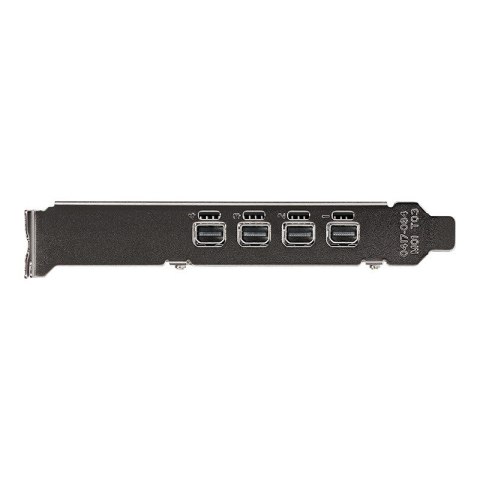 Karta graficzna PNY NVIDIA T1000 4GB, GDDR6, 4x DisplayPort, PCI Express 3.0, LP - ATX bracket, Small Box Karta graficzna PNY NVIDIA T1000 4GB, GDDR6, 4x DisplayPort, PCI Express 3.0, LP - ATX bracket, Small Box