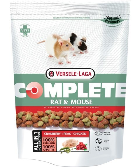 VERSELE LAGA Rat & Mouse Complete - pokarm dla szczurów i myszy 500g VERSELE LAGA Rat & Mouse Complete - pokarm dla szczurów i myszy 500g