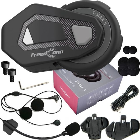 Interkom motocyklowy FreedConn T-Max S V4 Pro Single Interkom motocyklowy FreedConn T-Max S V4 Pro Single