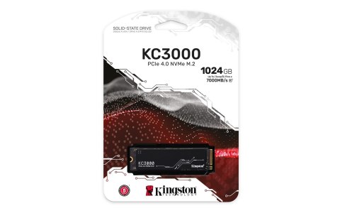 Dysk SSD Kingston KC3000 (1TB; M.2 2280; PCIe 4.0 x4 NVMe; SKC3000S/1024G) Dysk SSD Kingston KC3000 (1TB; M.2 2280; PCIe 4.0 x4 NVMe; SKC3000S/1024G)