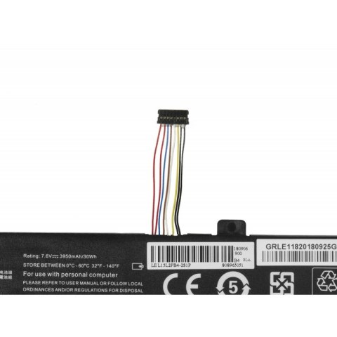GREEN CELL BATERIA LE118 L15C2PB3 L15L2PB4 L15M2PB3 L15S2TB0 DO LENOVO IDEAPAD 310 310-15IKB 510 510-15ISK 3500MAH 7.6V GREEN CELL BATERIA LE118 L15C2PB3 L15L2PB4 L15M2PB3 L15S2TB0 DO LENOVO IDEAPAD 310 310-15IKB 510 510-15ISK 3500MAH 7.6V