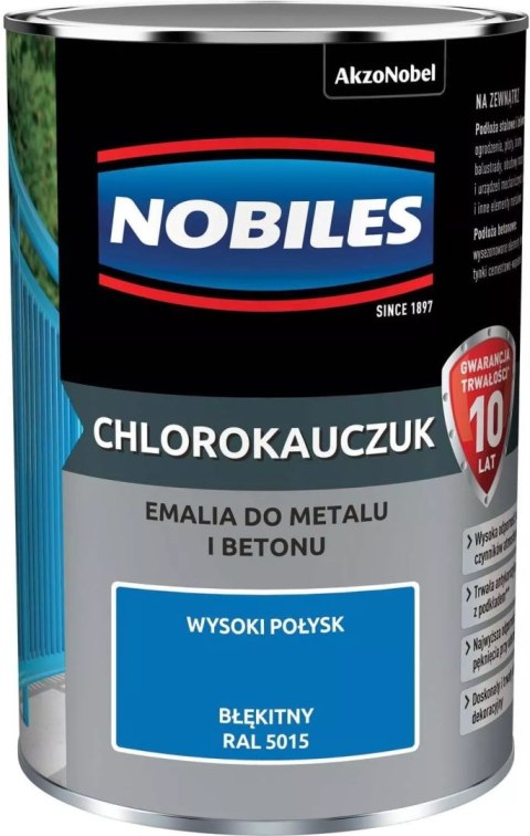 EMALIA CHLOROKAUCZUKOWA NIEBIESKI BŁĘ RAL 5015 0.9L EMALIA CHLOROKAUCZUKOWA NIEBIESKI BŁĘ RAL 5015 0.9L